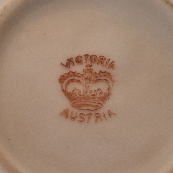 Victoria Austria tea cup with lid and saucer - antique - Picture 8 of 12